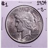 1934-S $1 Peace Silver Dollar Coin