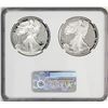 Image 2 : 1986-S & 2021-S First Year of Issue $1 Proof Silver Eagle Coin Set NGC PF69 Ultra Cameo