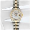 Image 3 : Rolex Ladies Two Tone Mother of Pearl Diamond Datejust Wristwatch