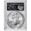 2021-(S) Ty. 1 $1 American Silver Eagle Coin PCGS MS70 Cleveland Signed San Francisco