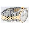 Image 7 : Rolex Mens 2 Tone MOP Roman & Ruby Channel Set Diamond Datejust Wristwatch