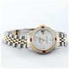 Image 4 : Rolex Ladies 2 Tone MOP & Ruby Diamond Datejust Wristwatch 26MM