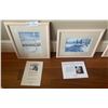 Image 1 : "Winter in Meadow Lake" and "Dark and Cold" Framed Prints by D.C. Lund
