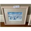 Image 2 : "Christmas in Meadow Lake" and "Snowfall" - Framed Prints by D.C. Lund