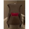 Image 1 : Upholstered Accent Chair w/ Oval Pattern