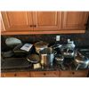 Image 1 : Pots, Pans (Includes Cast Iron), Rival Crock Pot, Black & Decker Deep Dutch Electric Skillet, & More