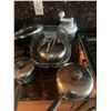 Image 2 : Pots, Pans (Includes Cast Iron), Rival Crock Pot, Black & Decker Deep Dutch Electric Skillet, & More