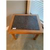 Image 1 : Marble-Top Side Table