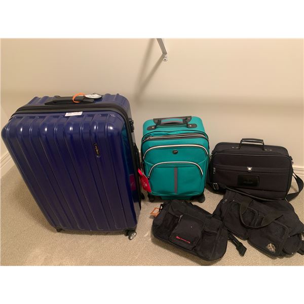 Assortment of Luggage - Brands Include: Explorer, Globus, Eddie Bauer, Samsonite, and IP