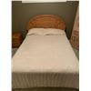 Image 1 : Queen Sized Bed - w/ Mattress, Headboard Box Spring, Pillow Topper, and All Bedspreads