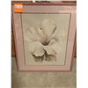 Image 1 : Framed Floral Painting by Leslie