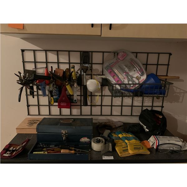 Assortment of Shop Tools and Supplies