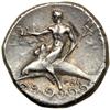 Image 2 : Calabria. Taras, 344-334 BC. AR Stater or Nomos (8.00 g)