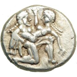 Islands off Thrace, Thasos, 510-490 BC. AR Stater (9.45 g)