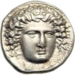 Thessaly, Larissa, c. 350 BC. AR Drachm (6.08 g)