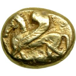 Early Electrum Coinage, c. 620-550 BC. EL Trite (4.73 g)
