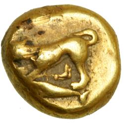 Mysia, Kyzikos, c. 500-460 BC. Electrum Hemihekte (or 1/12 Stater; 1.31 g)