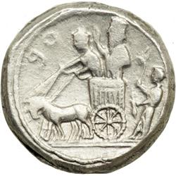 Phoenicia, Sidon, c. 372-358 BC. AR Double Shekel (25.41 g)