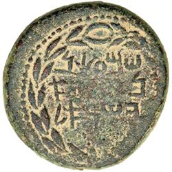 Bar Kokhba Revolt 132-134 CE. Large Bronze (30mm, 24.3g