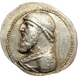 Parthian Kingdom. Mithradates II, c. 123-88 BC. AR Tetradrachm (15.72 g) minted at Seleucia