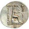 Image 2 : Parthian Kingdom. Mithradates II, c. 123-88 BC. AR Tetradrachm (15.72 g) minted at Seleucia