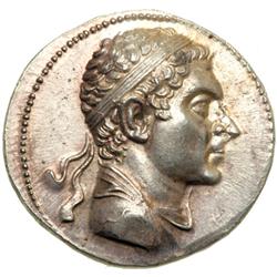 0065- Bactria. Agathokles, c. 185-170 BC. AR Tetradrach