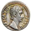 Image 1 : Augustus, 27 BC-AD 14. AR Denarius struck at Lugdunum, 15-13 BC