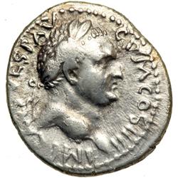Vespasian, AD 69-79. AR Denarius minted in Asia (perhaps Antioch), in AD 72-73