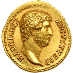 Hadrian, AD 117-138. Gold Aureus (6.92g)