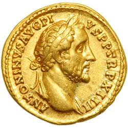 Antoninus Pius, AD 138-161. Gold Aureus (7.19 g) minted at Rome, AD 150-151