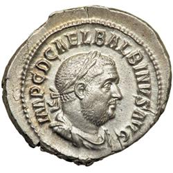 Balbinus, AD 238. AR Denarius minted at Rome
