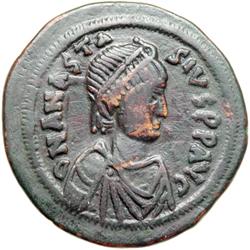 Byzantine Empire. Anastasius I, 491-518. follis or 40 nummi (19.93g), Constantinople, 4th officina, 
