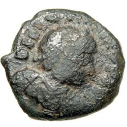 Byzantine Empire. Justin I, 518-527. nummi (1.15g), Thessalonica, 518-22