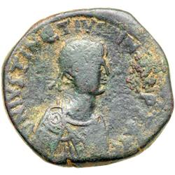 Byzantine Empire. Justin I and Justinian I, Apr.-Aug. 527. follis or 40 nummi (17.51g), Constantinop