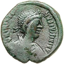 Byzantine Empire. Justin I and Justinian I, Apr.-Aug. 527. follis or 40 nummi (15.34g), Nicomedia, 2