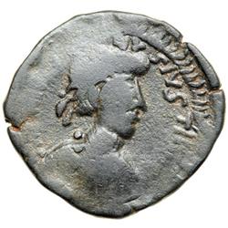 Byzantine Empire. Justin I and Justinian I, Apr.-Aug. 527. follis or 40 nummi (17.88g), Cyzicus, 2nd
