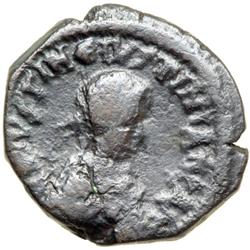 Byzantine Empire. Justin I and Justinian I, Apr.-Aug. 527. half follis or 20 nummi (7.86g), Constant