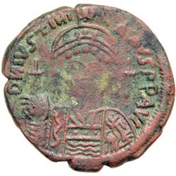 Byzantine Empire. Justinian I, 527-565. follis or 40 nummi (16.57g), Constantinople, 5th officina, 5