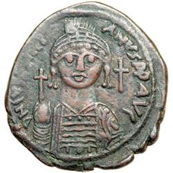 Byzantine Empire. Justinian I, 527-565. follis or 40 nummi (20.08g), Nicomedia, 2nd officina, 549/50