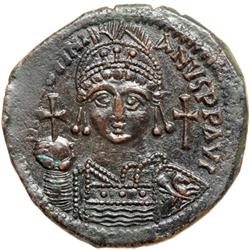 Byzantine Empire. Justinian I, 527-565. follis or 40 nummi (22g), Antioch, 3rd officina, 539/40 (reg