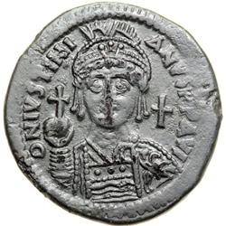 Byzantine Empire. Justinian I, 527-565. follis or 40 nummi (24.03g), Antioch, 3rd officina, 539/40 (