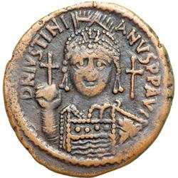 Byzantine Empire. Justinian I, 527-565. follis or 40 nummi (20.67g), Antioch, 3rd officina, 539/40 (
