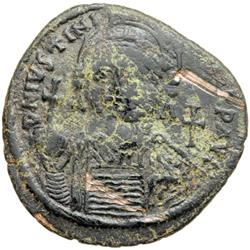 Byzantine Empire. Justinian I, 527-565. follis or 40 nummi (21.17g), Carthage, 539/40 (regnal year 1