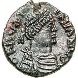 Byzantine Empire. Justinian I, 527-565. half follis or 20 nummi (7.13g), Rome, 537-541