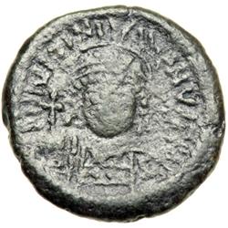 Byzantine Empire. Justinian I, 527-565. decanummium or 10 nummi (3.74g), Rome or Ravenna, 559/60 (re