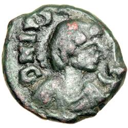 Byzantine Empire. Justinian I, 527-565. 4 nummi (1.12g), Thessalonica, after 538