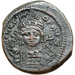 Byzantine Empire. Justin II, 565-578. follis or 40 nummi (17.57g), Antioch, 3rd officina, 565/6 (reg
