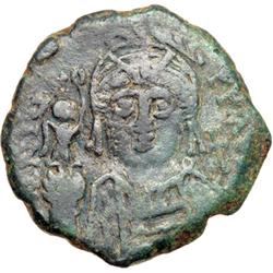 Byzantine Empire. Justin II, 565-578. half follis or 20 nummi (9.03g), Antioch, 565/6 (regnal year 1