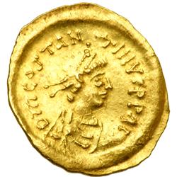Byzantine Empire. Tiberius II Constantine, 578-582. Gold Tremissis (1.47g), Constantinople
