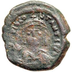 Byzantine Empire. Tiberius II Constantine, 578-582. half follis or 20 nummi (7.1g), Constantinople, 